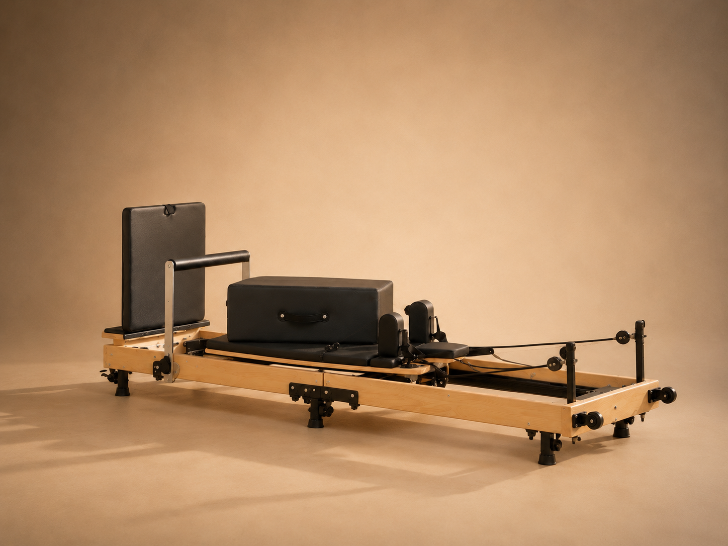 Pilates reformer maison pliable en bois