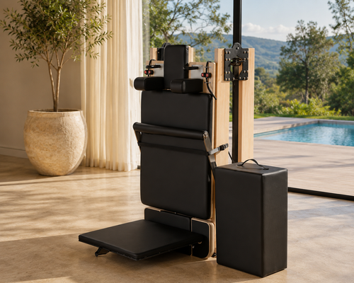 Pilates reformer maison pliable en bois