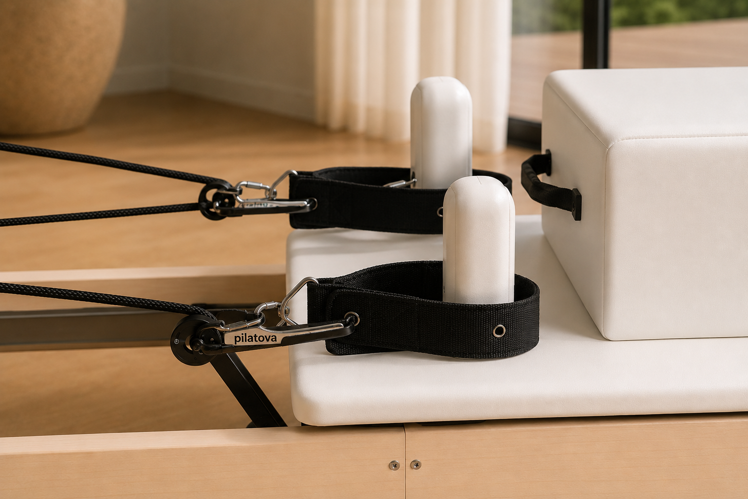 Reformer Pilates pliable Premium en Bois – Élégance, Performance et Confort | Pilatova