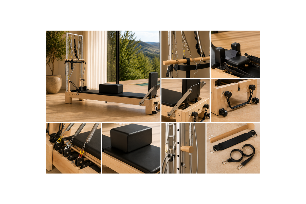Cadillac Reformer Pilates Premium en Bois – L’Expérience Pilates Complète | Pilatova