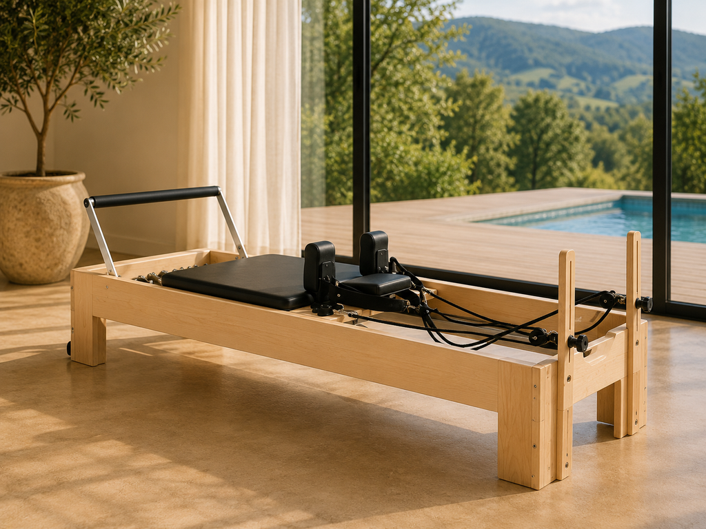 Collection Complète Pilates reformer maison pliable en bois