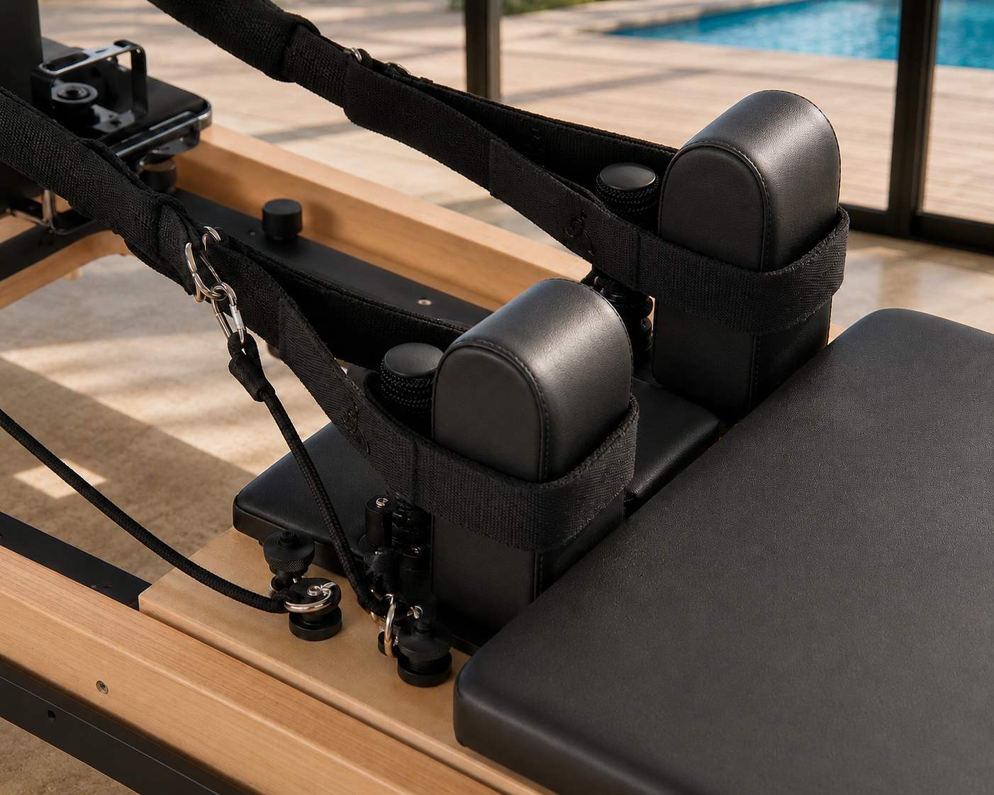Pilates reformer maison pliable en bois