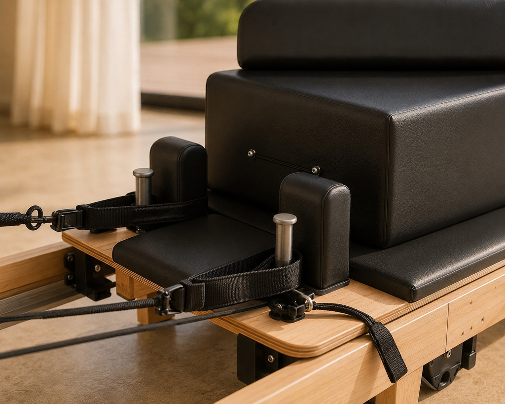 Reformer Pilates Professionnel pliable en Bois – Performance, Stabilité et Design Premium | Pilatova