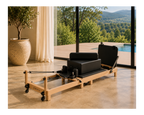 Reformer Pilates Professionnel pliable en Bois – Performance, Stabilité et Design Premium | Pilatova