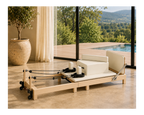 Reformer Pilates pliable Premium en Bois – Élégance, Performance et Confort | Pilatova