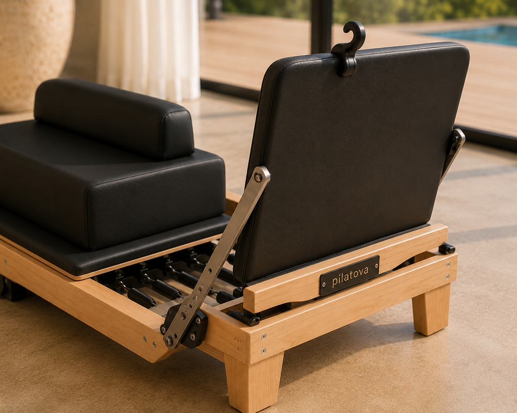 Reformer Pilates Professionnel pliable en Bois – Performance, Stabilité et Design Premium | Pilatova